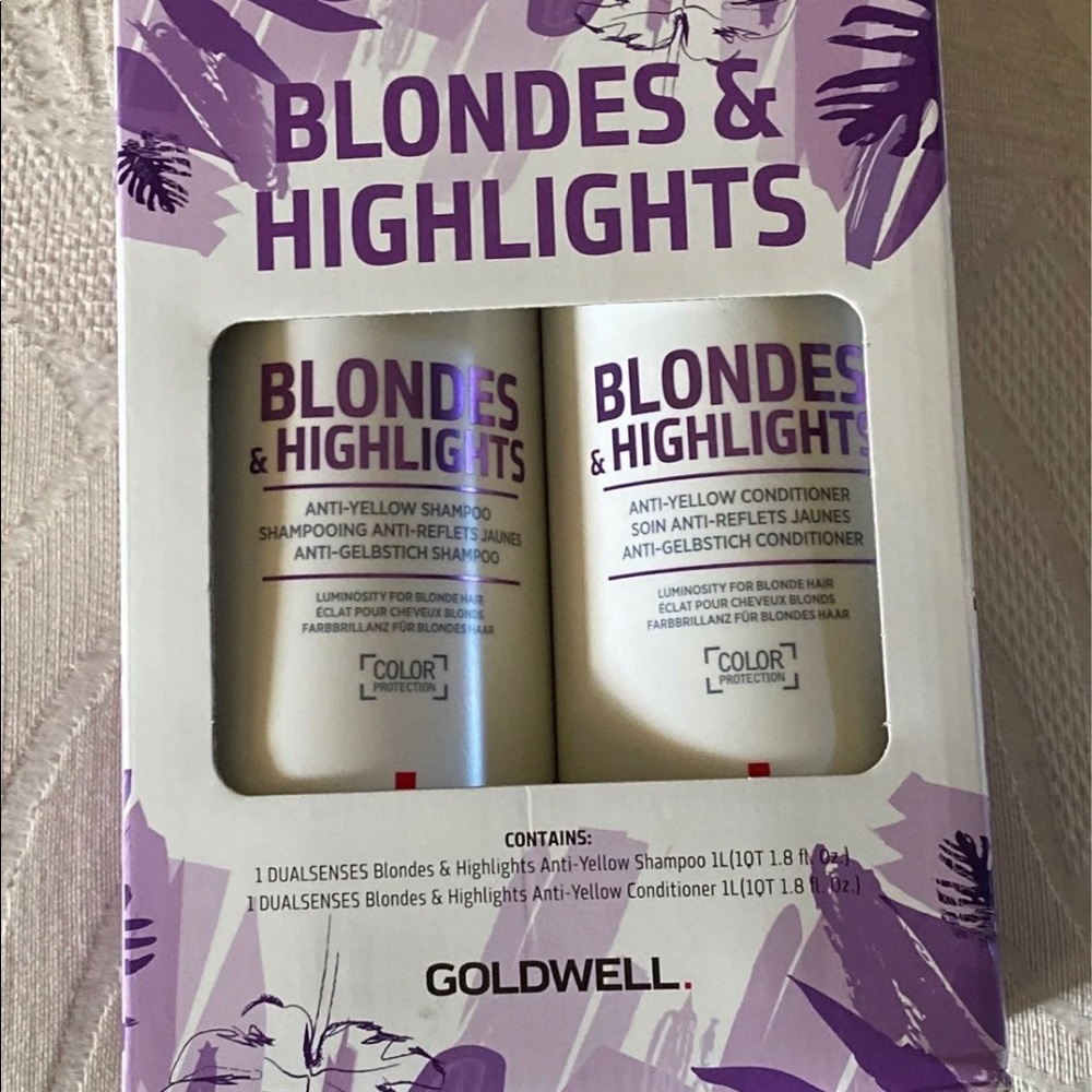 Goldwell Blonde Highlights Shampoo Condition